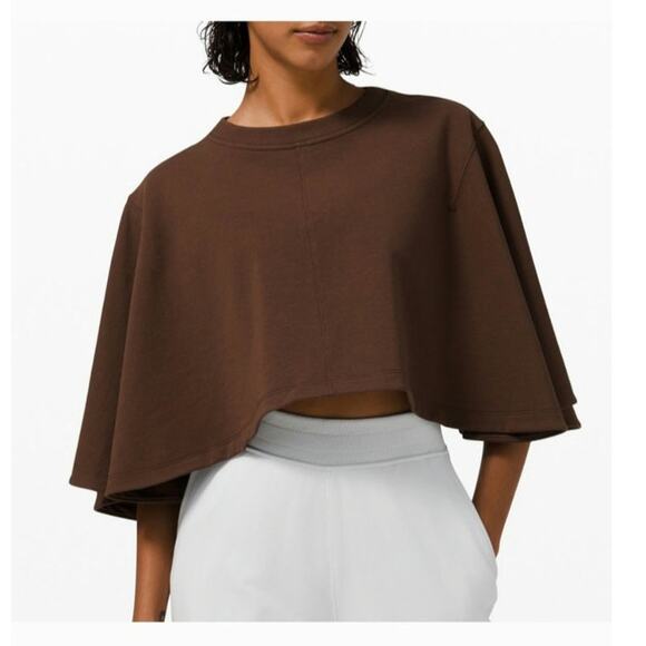 Lululemon LA Oversized Pullover Cape NWT Brown Women’s XL Cozy Layering - Picture 1 of 7